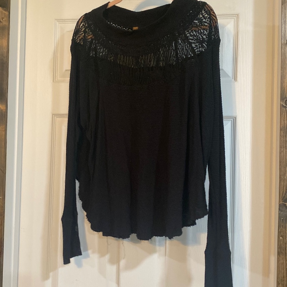 Free people boat neck sweater size medium